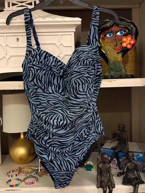 bond-eye Other - Bond-eye Australia 8 D/DD cup blue black zebra swimsuit